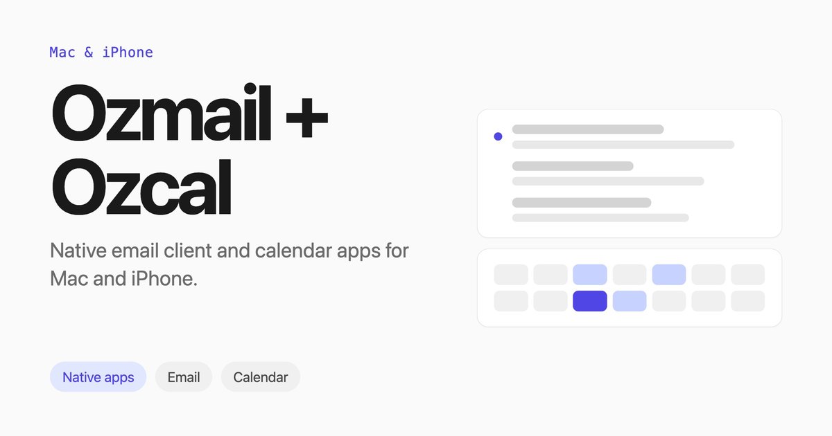 Ozmail + Ozcal